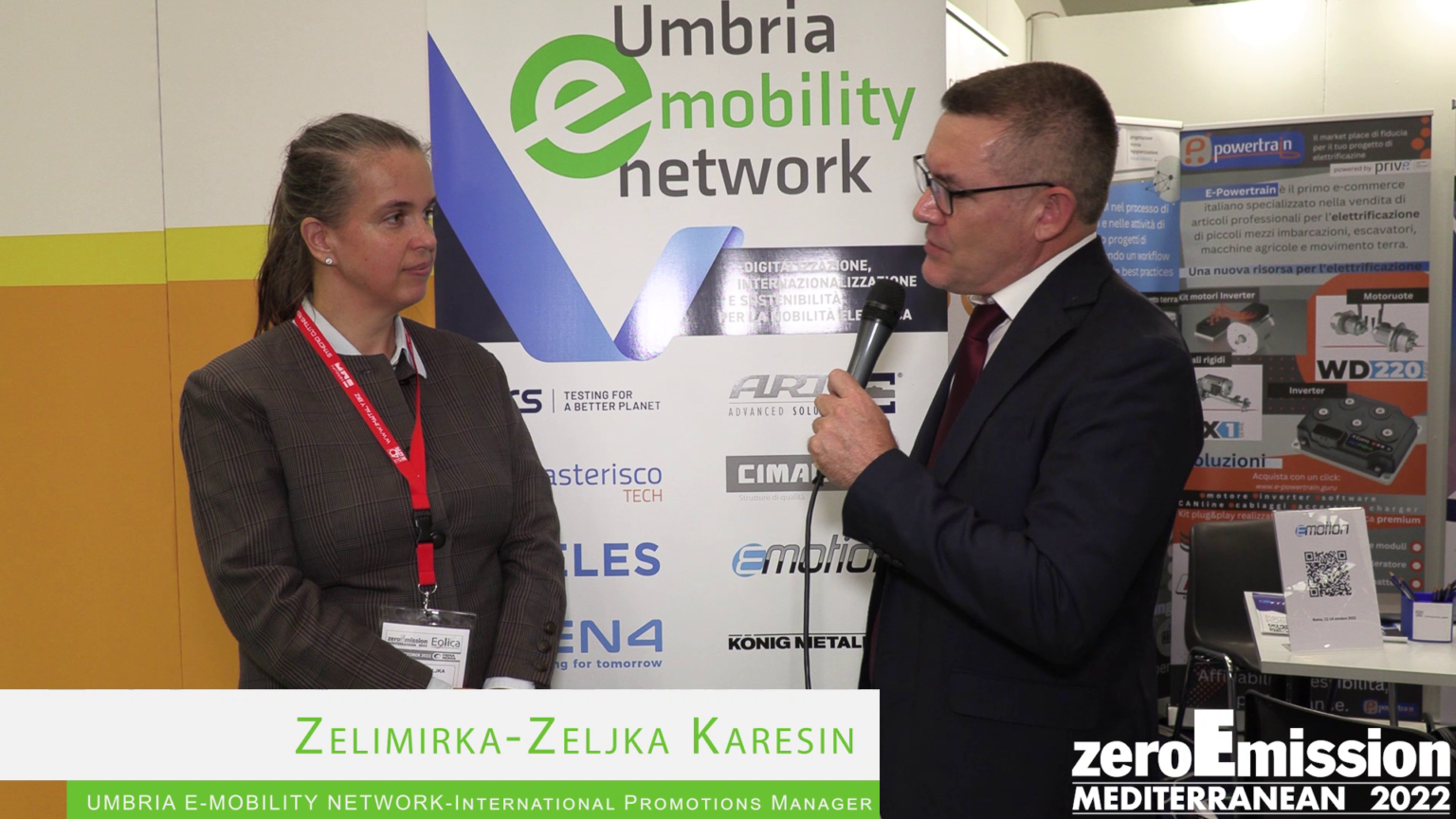 ZEROEMISSION 2022 – UMBRIA E-MOBILITY NETWORK – Interview – Official Video